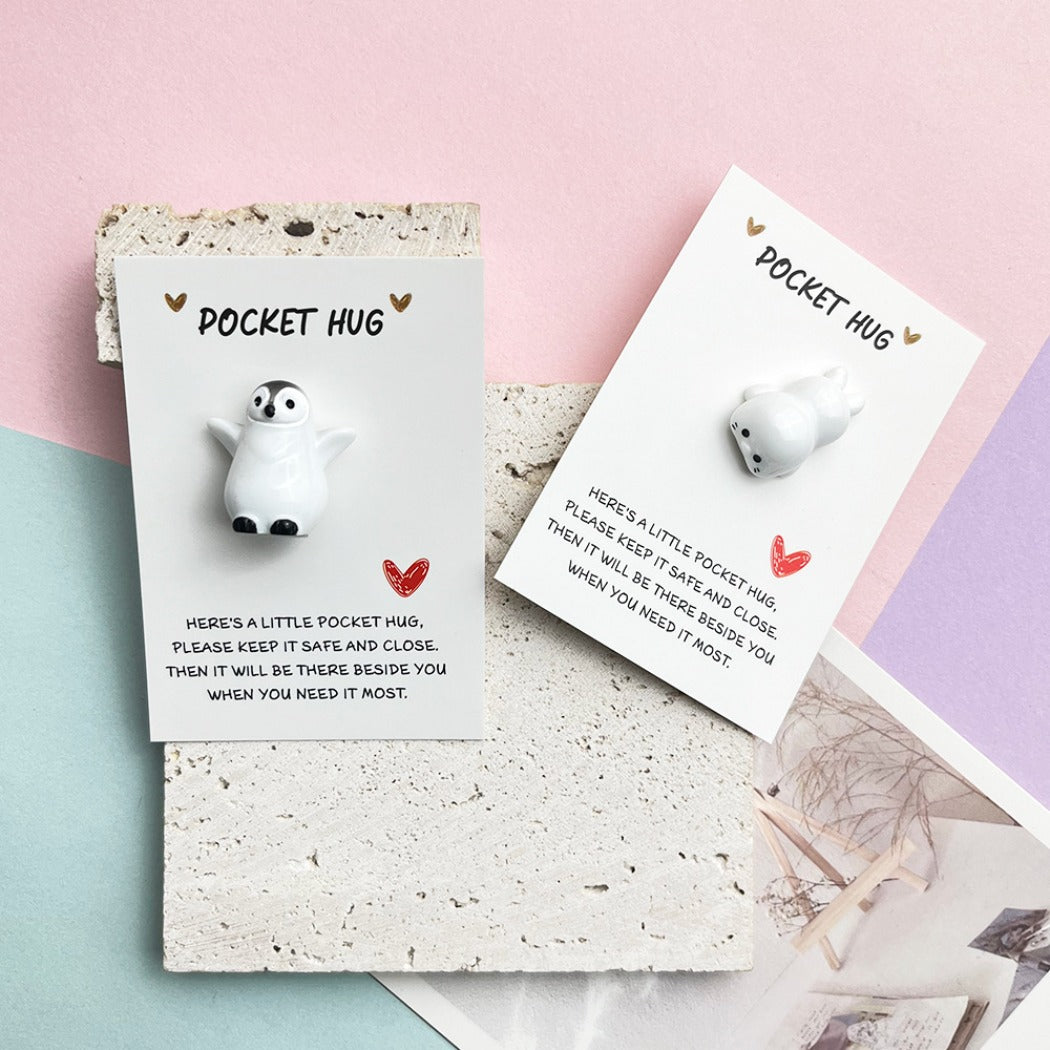 Pocket Hug Penguin & Seal – Your Mini Companion
