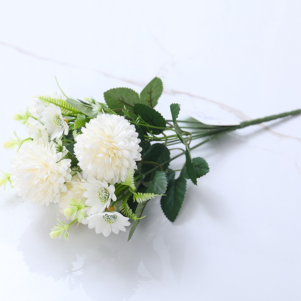 Roselle - Artificial Pompon Chrysanthemum Flower Bouquet