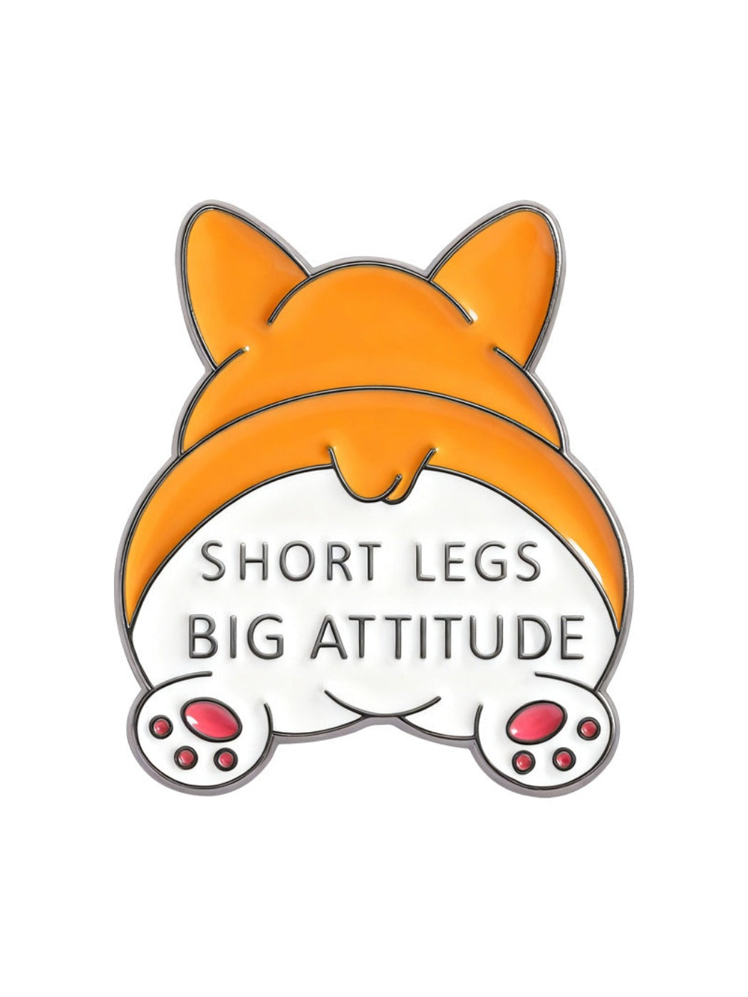 Pinori - Cute Animal Corgi Dog Brooch