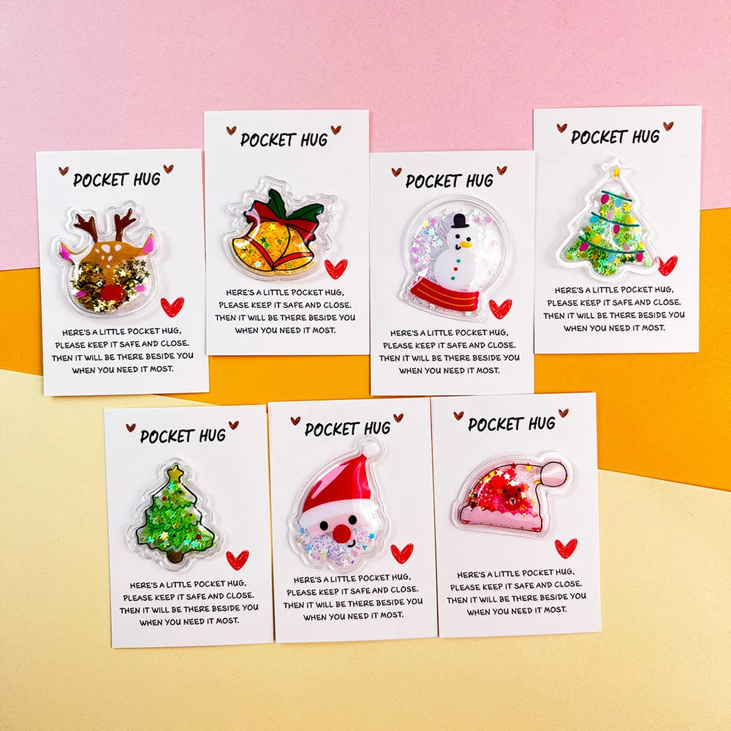 Taphug - Glitter Christmas Pocket Hug