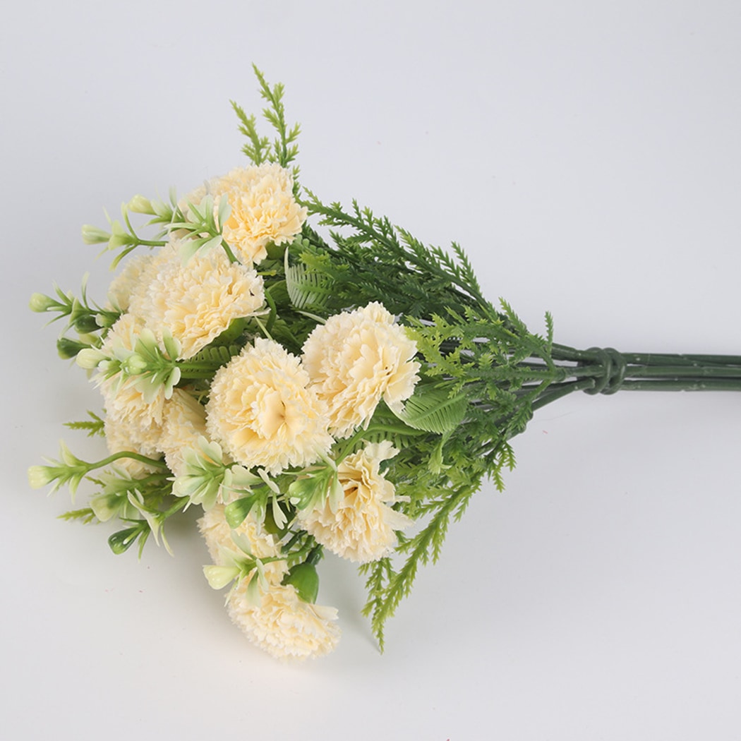 Roselle - Lush Artificial Carnation Bouquet