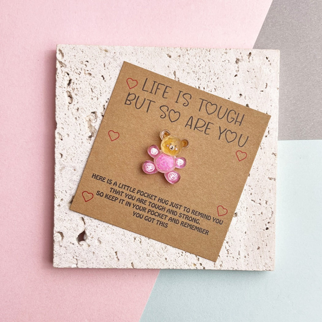 Pocket Hug Rainbow Bear