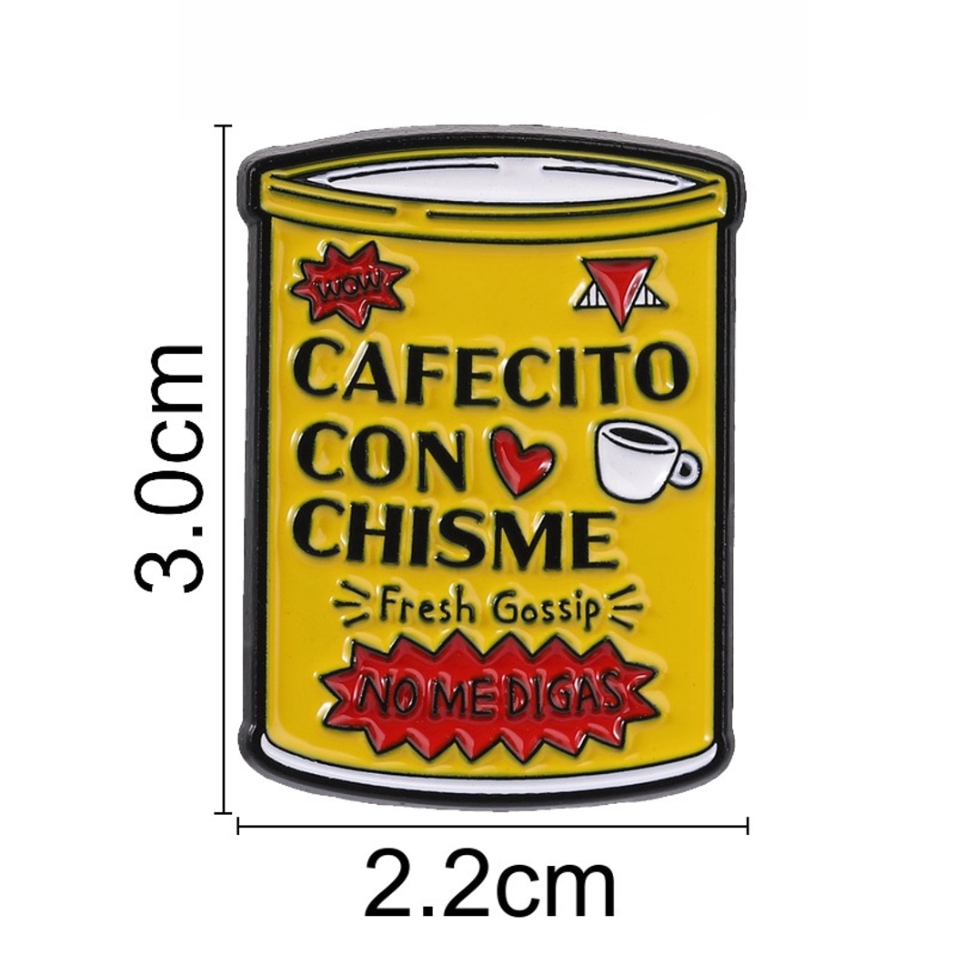 Pinori - Gpssip Coffee Can Accent Broocha