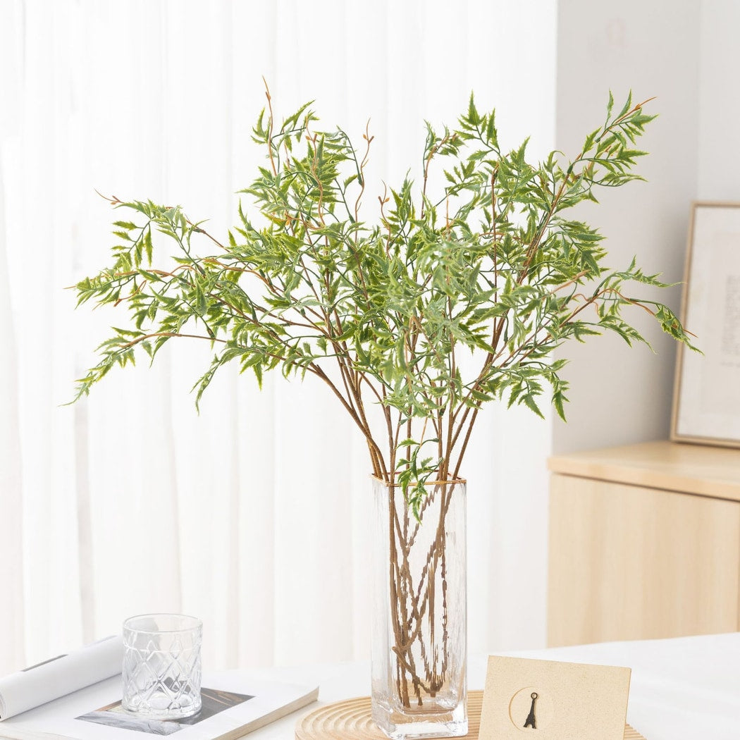 Roselle - Artificial Fern Leaf Branch Decor Plant