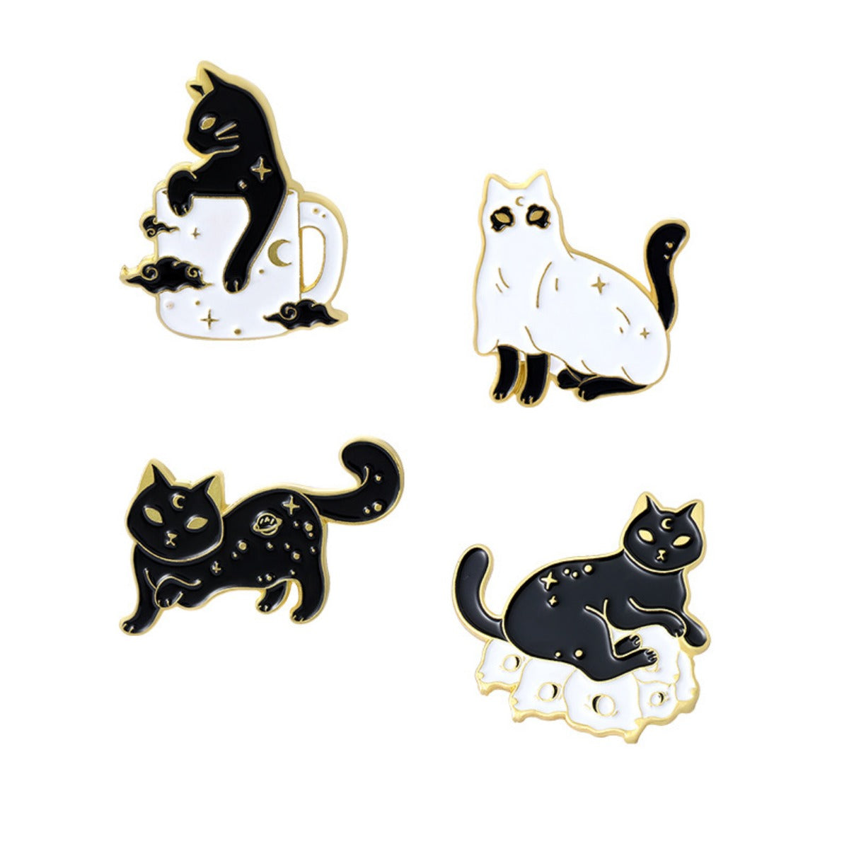 Cosmic Cat Alloy Pin