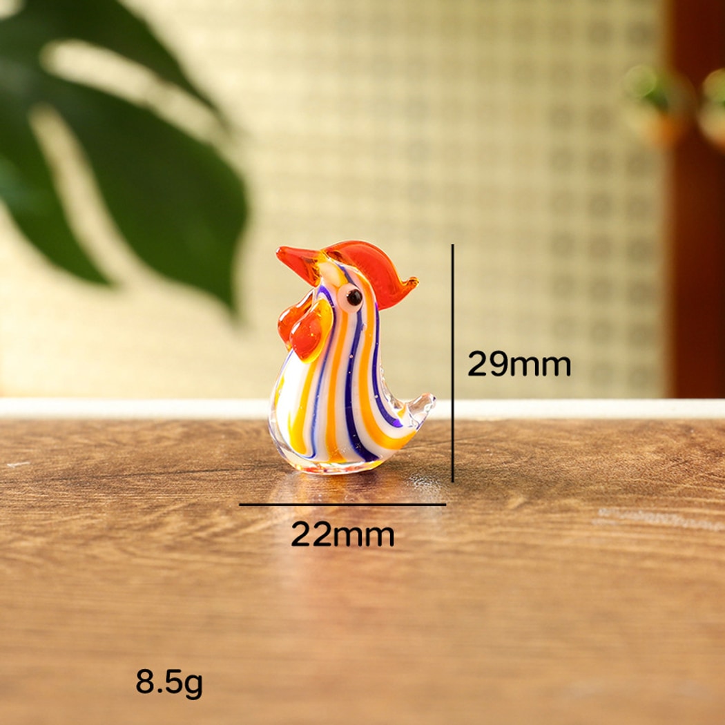 Glasira - Cute Animal Rooster Desk Ornament