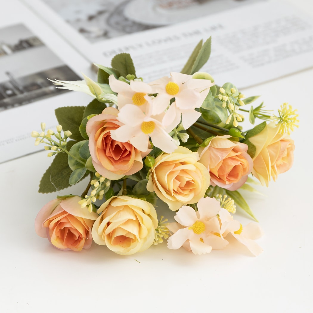 Roselle - Romantic Style Artificial Rose Bouquet