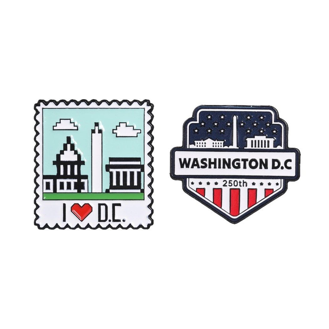 Pinori - Washington DC Landmark Souvenir Enamel Pin