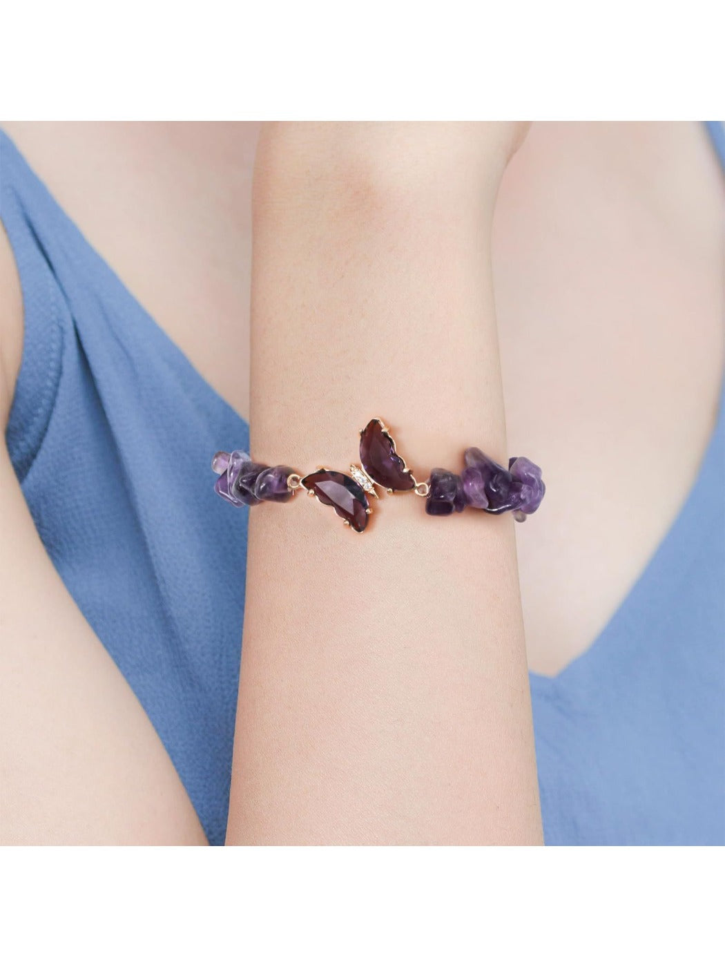 Emora - Green Turquoise Butterfly Bracelet