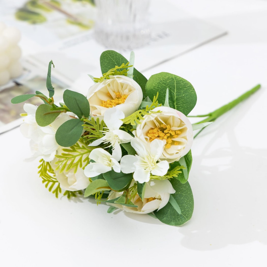 Roselle - Decorative Artificial Camellia Bouquet