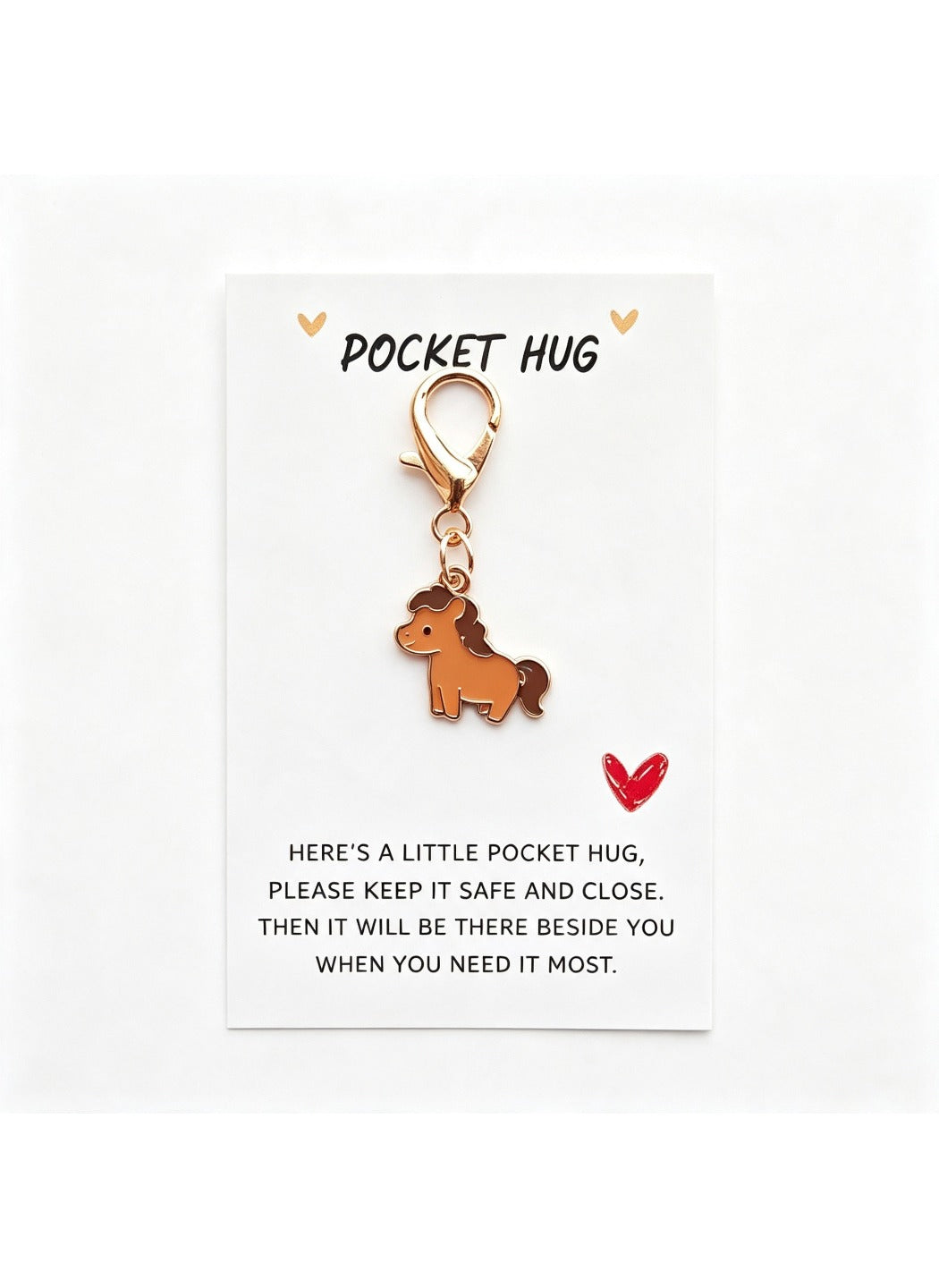 Taphug  - Alloy Pocket Hug Card Animal Keychain