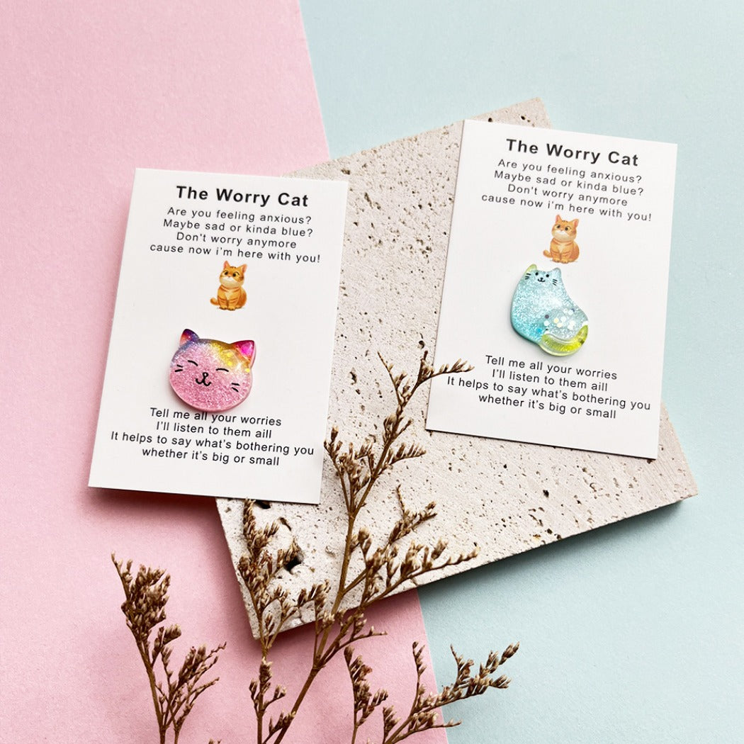 Pocket Hug "The Worry Cat" – Your Mini Comfort Companion