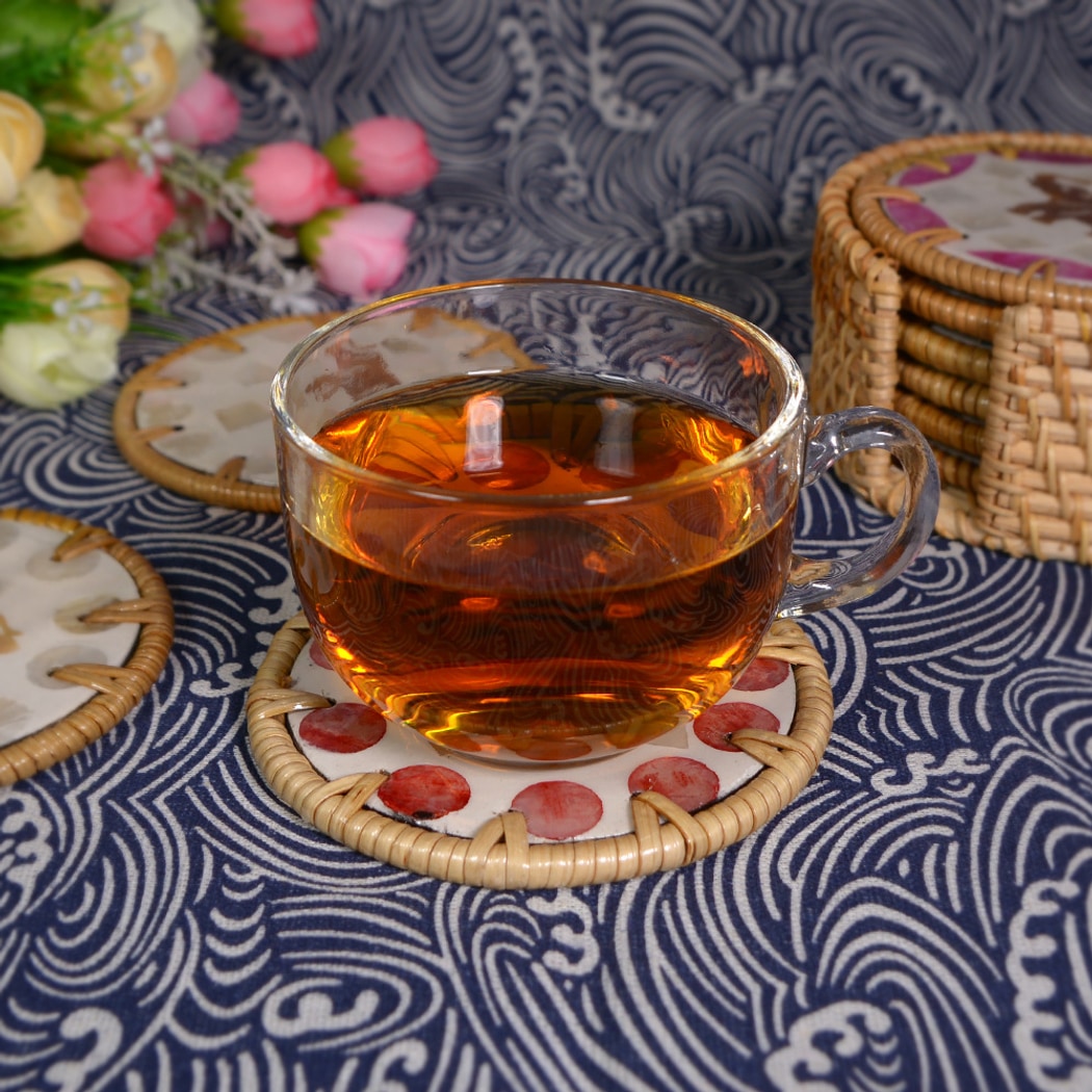 Thimara - Cute Elephant Pattern Round Coaster