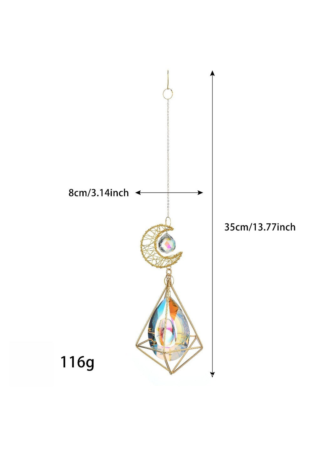 Somnira – Crystal Sun Catcher Wind Chime Hanging