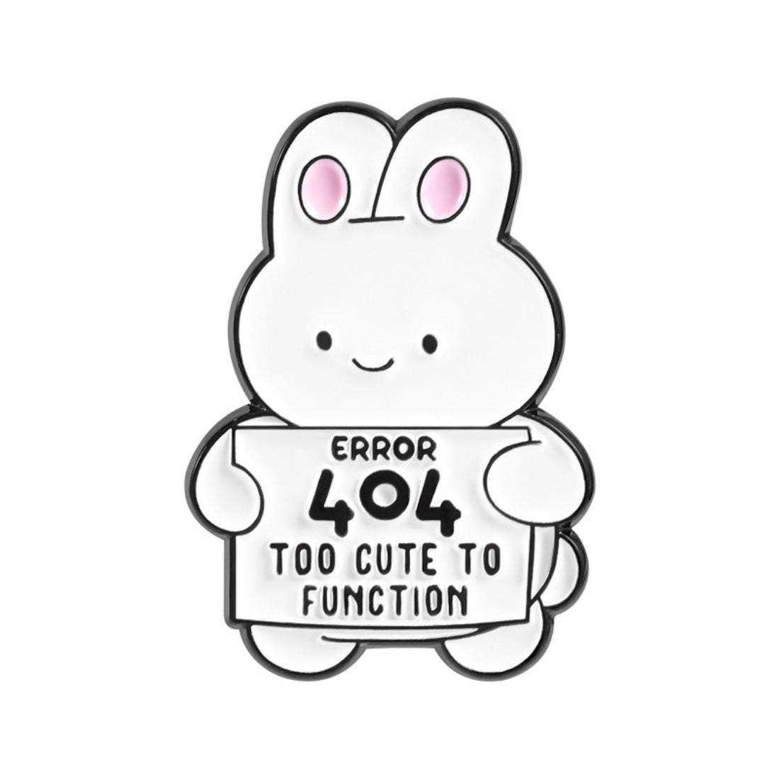 Pinori playful character enamel pin shown on a backpack strap for styling idea