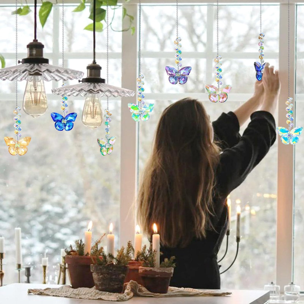 Somnira - Butterfly Rainbow Window Hanging Set