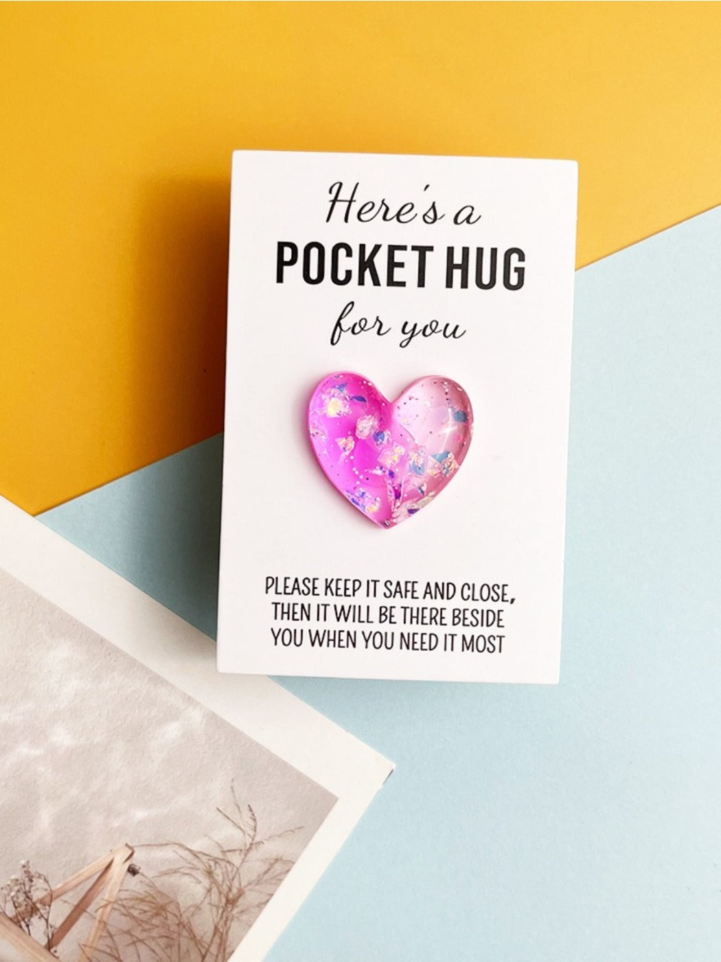 Taphug - Pocket Hug Glitter Gradient Heart