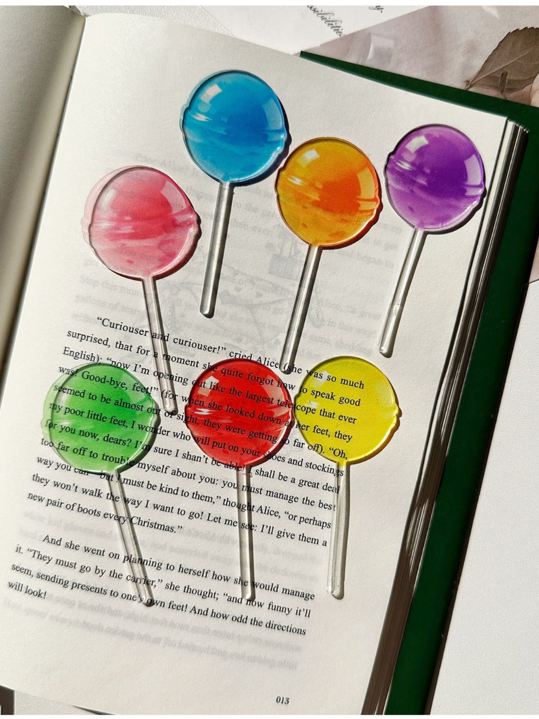 Markii - Cute Candy Color Lollipop Acrylic Bookmark