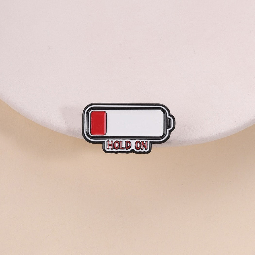 Pinori - Low Battery Brooch