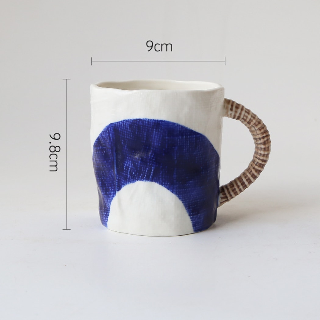 Mivora - Simple Style Color Block Mug