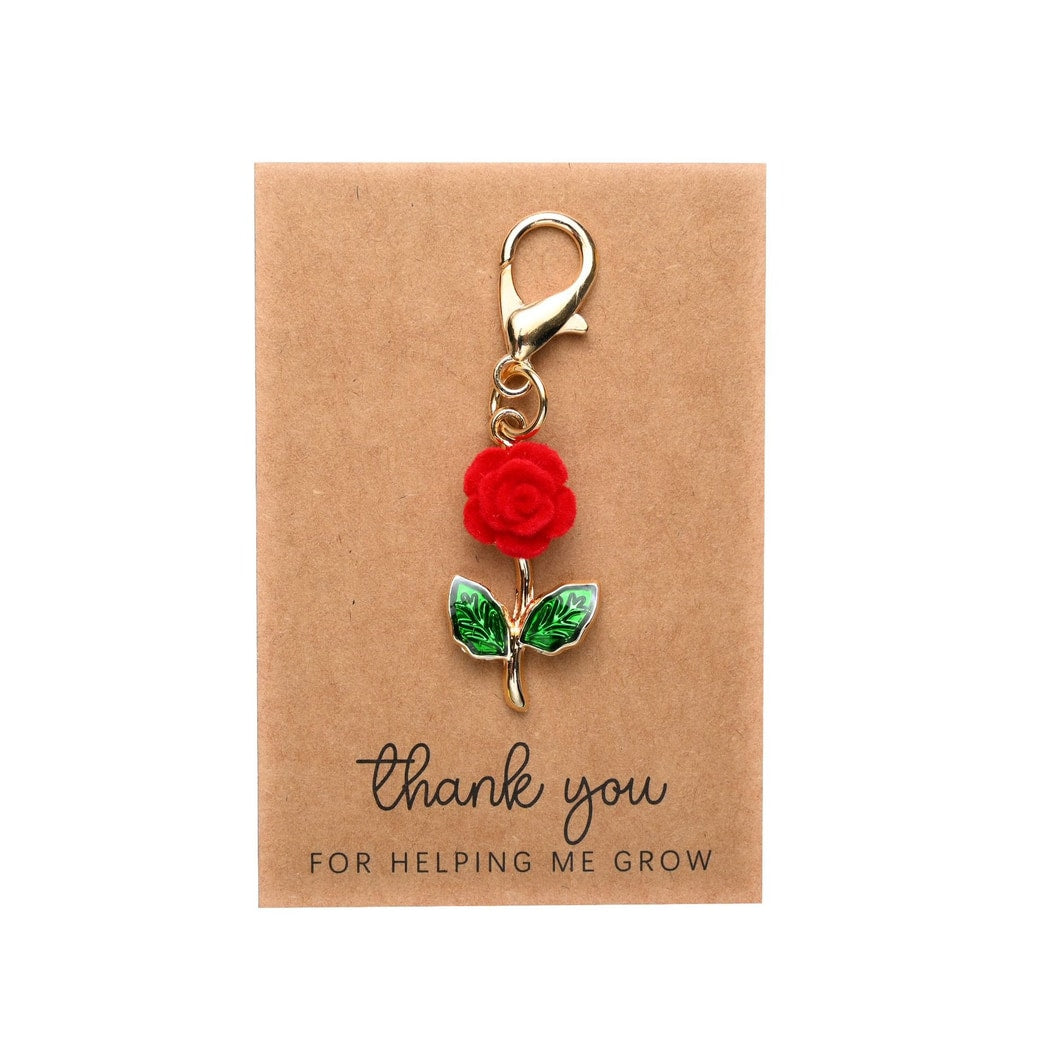 Taphug - Pocket Hug Romantic Rose Accent Keychain
