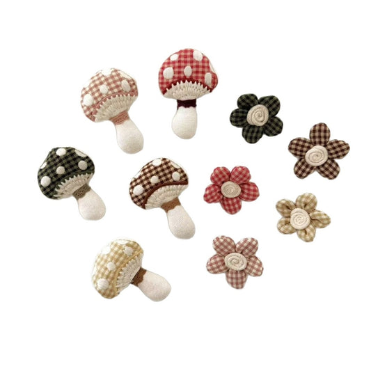 Pinori - Sweet Flower and  Mushroom Pin