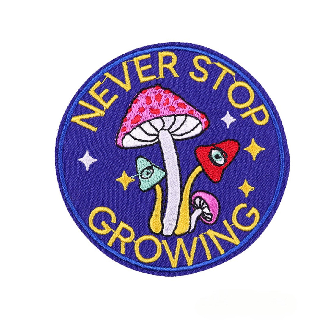 Pikkle | Never Stop Growing Iron-on Patch