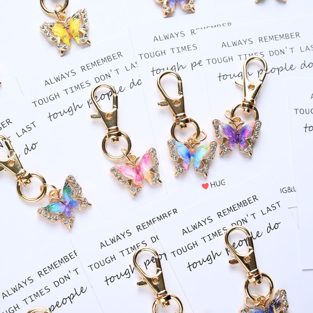 Taphug - Pocket Hug Gradient Butterfly Keychain