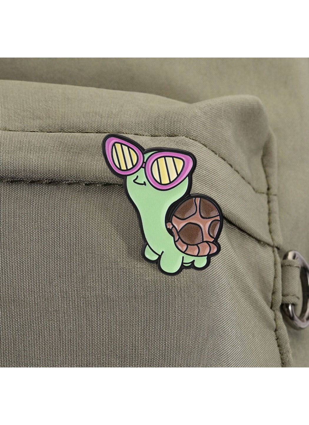 Pinori - Turtle Brooch Badge, Cute Cartoon Cool Turtle Pin
