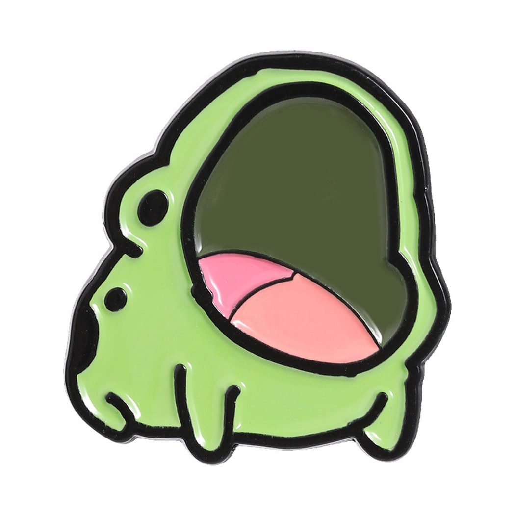 Pinori - Cartoon Frog Animal Accent Fashion Brooch