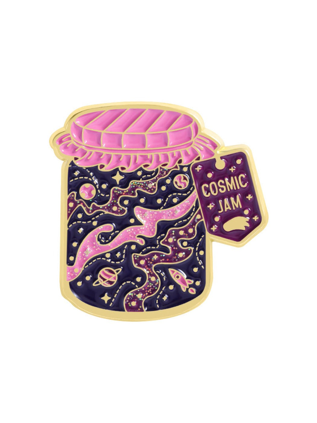 Pinori - Starry Sky Jam Bread Brooch