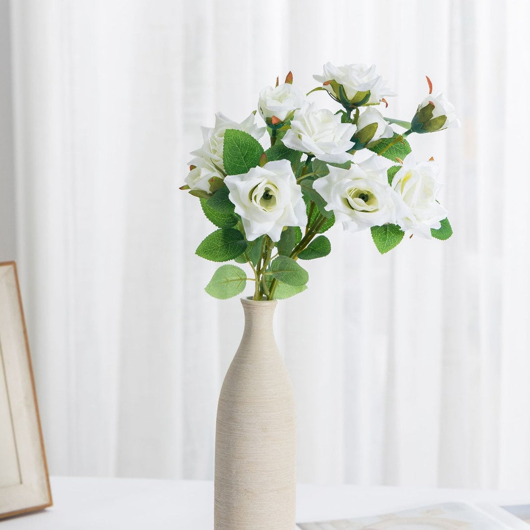 Roselle - Rolled Edge Rose Design Artificial Flower