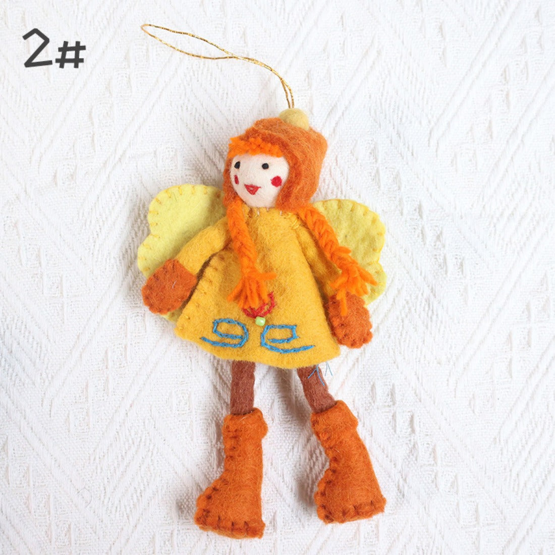 Handcrafted Wool Felt Angel Doll