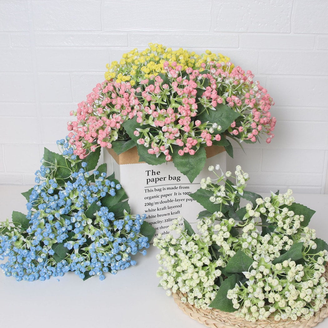 Roselle - Soft Color Artificial Gypsophila Bouquet