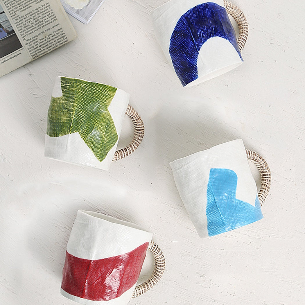 Mivora - Simple Style Color Block Mug