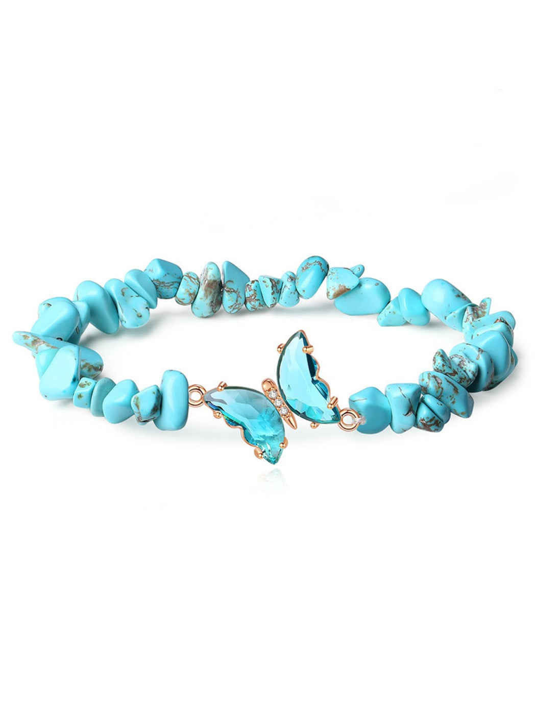 Emora - Green Turquoise Butterfly Bracelet