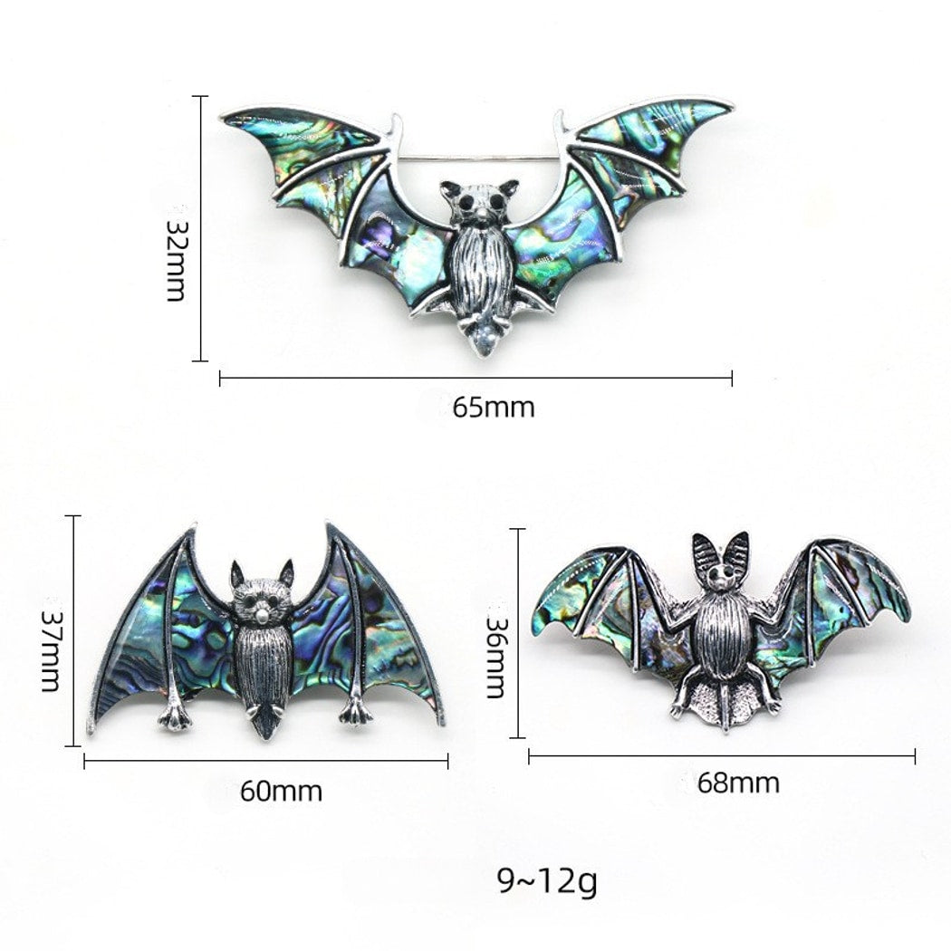 Pinori - Halloween Retro Bat Shape Pin
