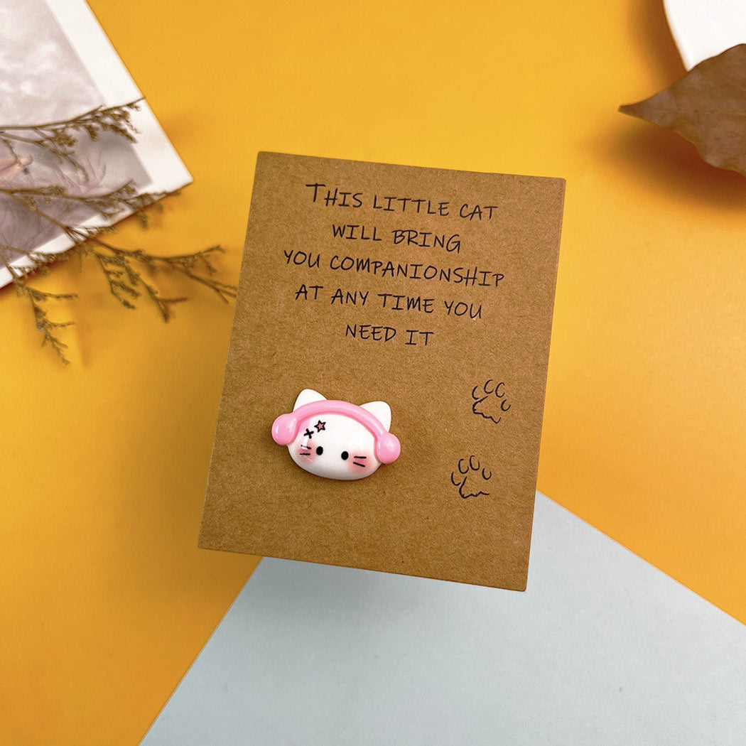 Taphug - Pocket Hug Cat Motif Keepsake Card