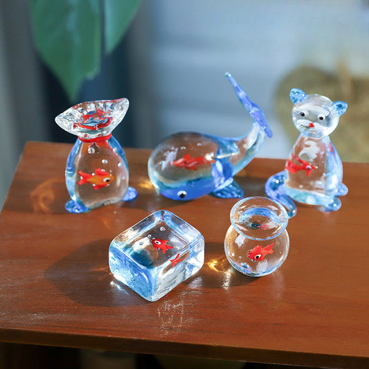 Glasira - Minimalist Fish Theme Table Ornament