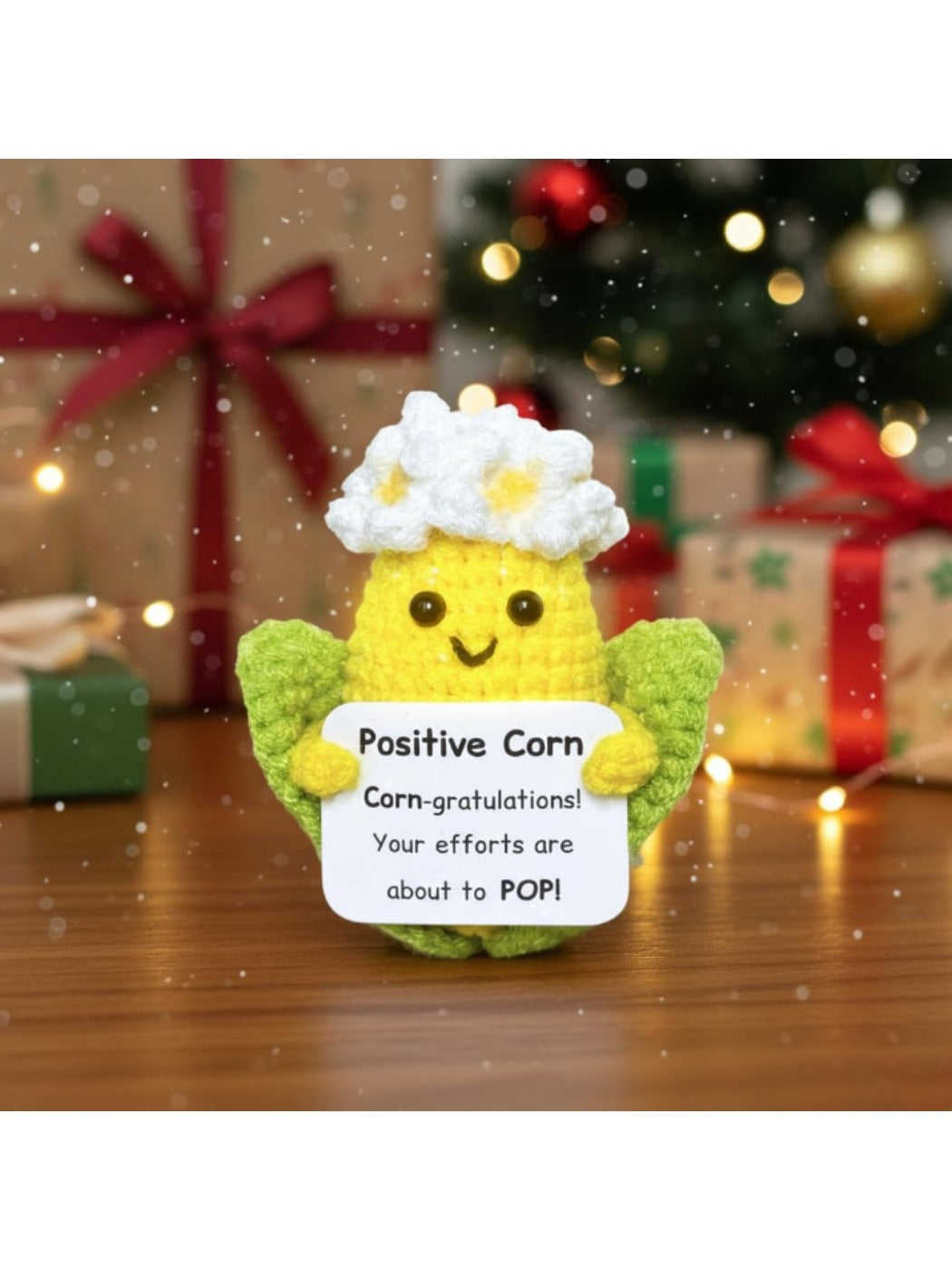 Kovira - Crochet Popcorn Plushie Emotional Support Doll