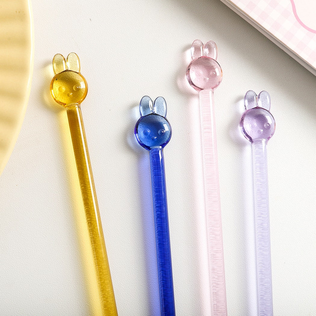 Glasira - Cute Rabbit Design Long Handle Coffee Spoon