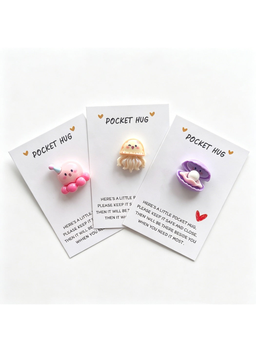 Taphug  - Plastic Pocket Hug Card Sea Animal Set