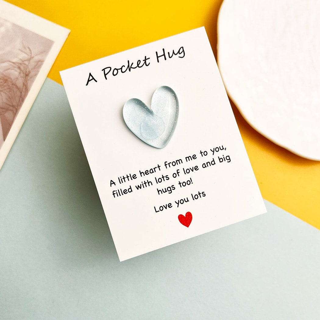 Taphug - Pocket Hug Transparent Heart Token