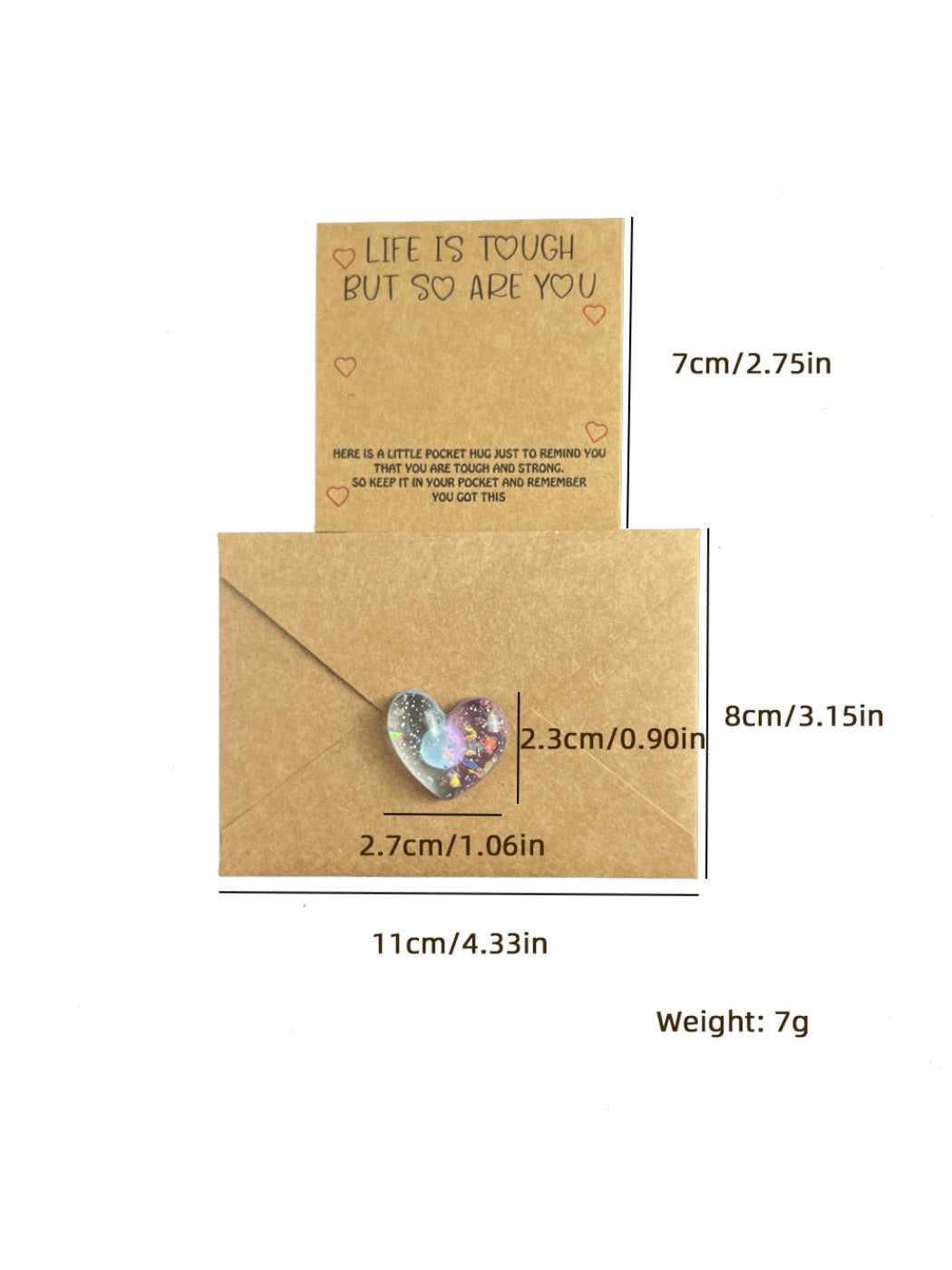 Taphug - Pocket Hug Gradient Color Heart