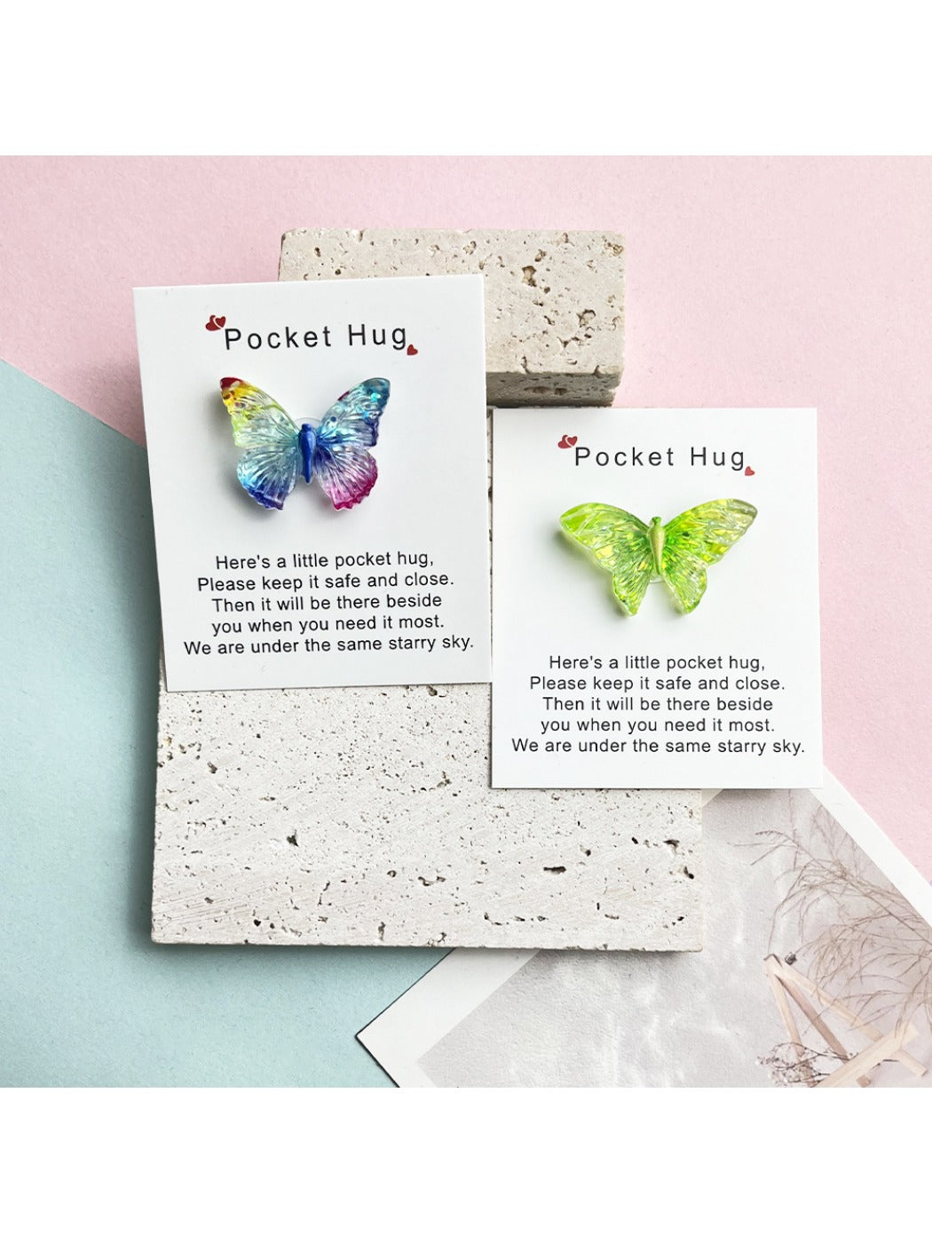 Taphug - Pocket Hug Gradient Butterfly