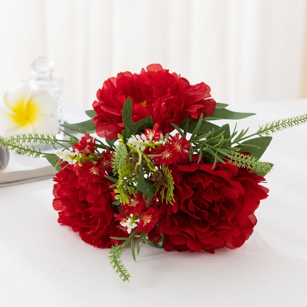Roselle - Decorative Peony Bouquet Artificial Flowers