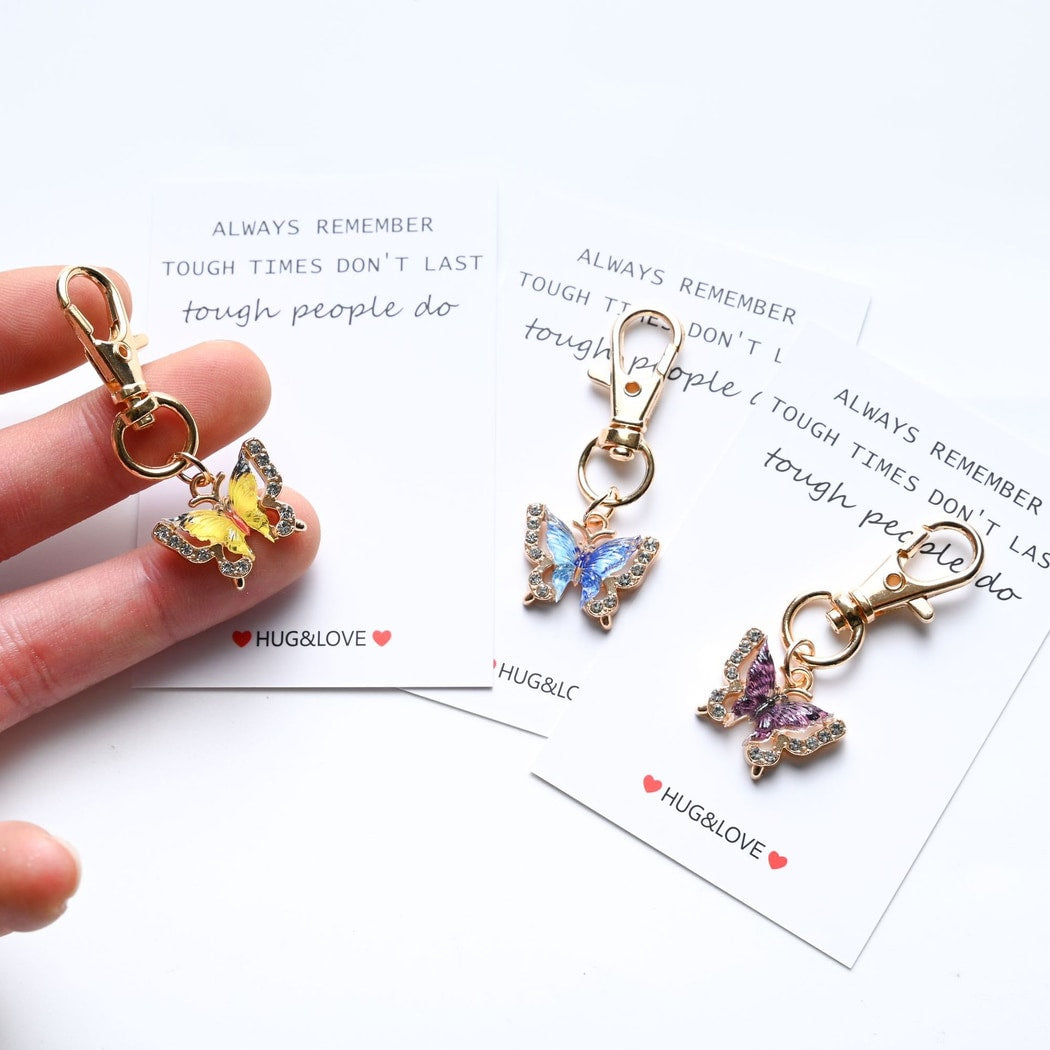 Taphug - Pocket Hug Gradient Butterfly Keychain