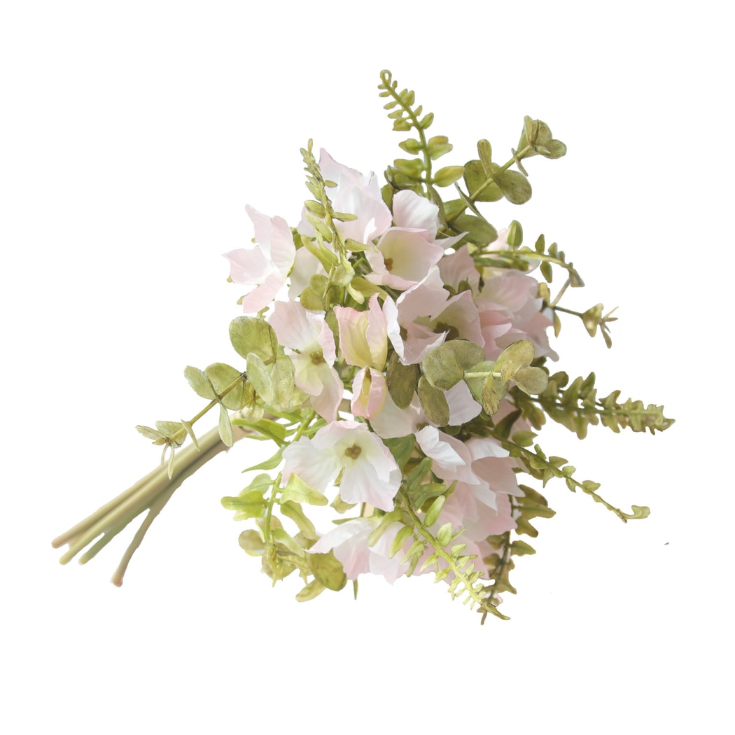 Roselle - Pastel-toned Artificial Greenery Hydrangea Bouquet