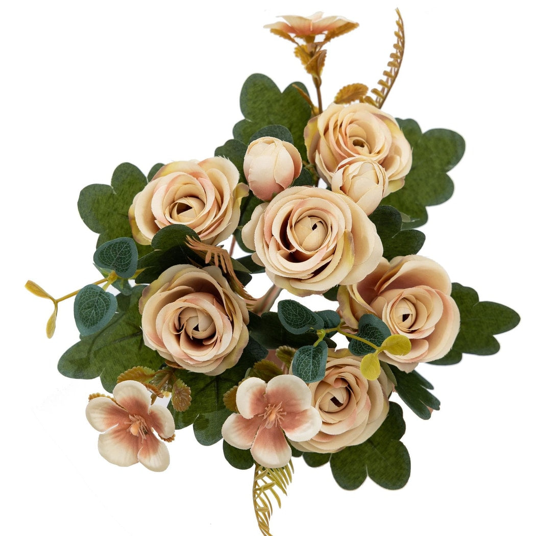 Roselle - Blousy Style Artificial Rose Bouquet