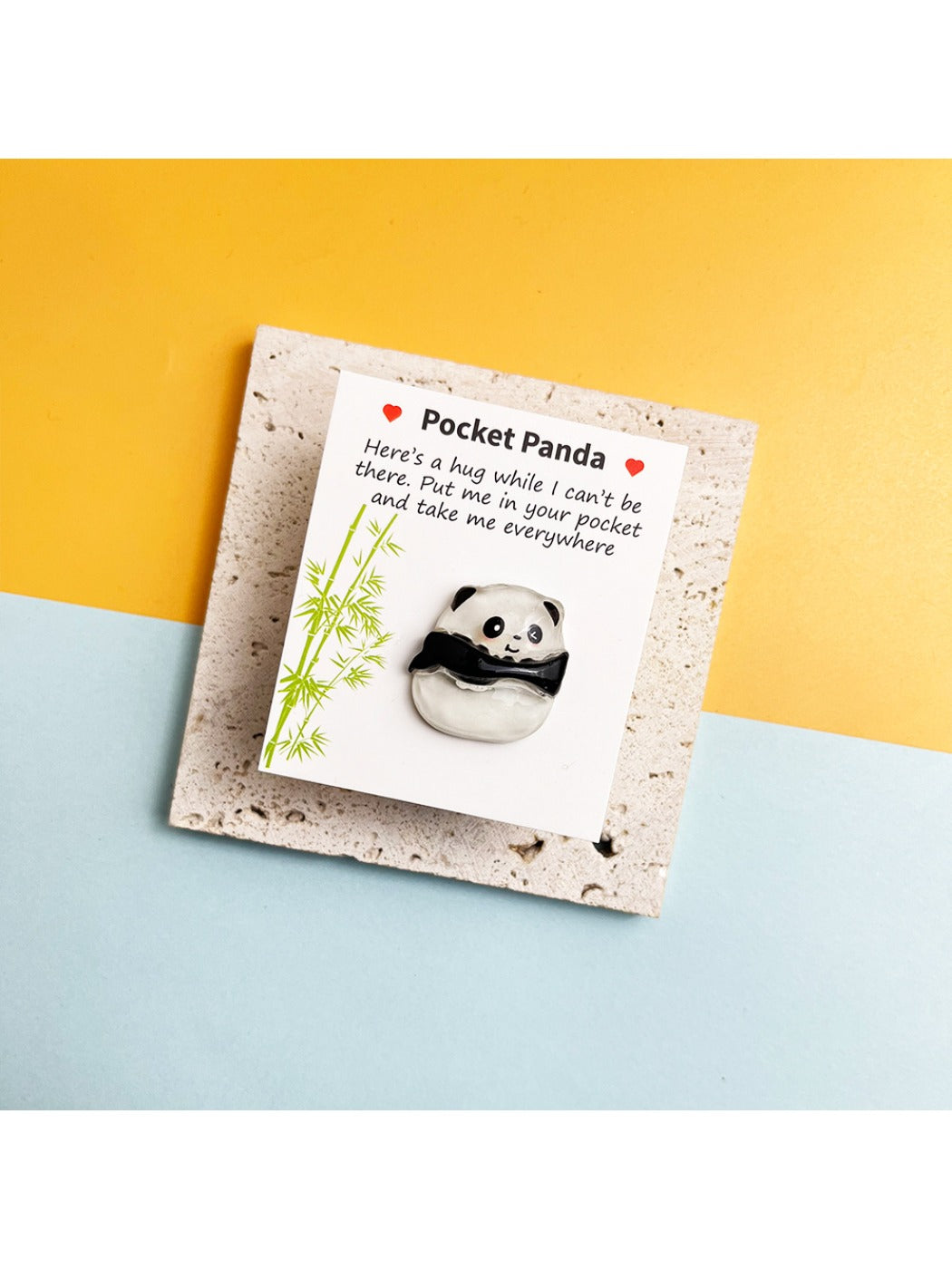 Taphug - Pocket Hug Cute Panda Greeting Card